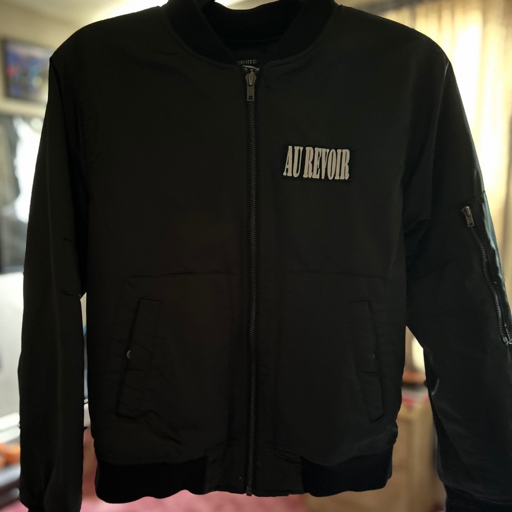 5/$25 ((‘AU REVOIR’ bomber jacket))
